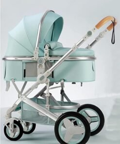 MONOGUE 3 in 1 Infant Baby Stroller with Reversible Seat and Adjustable Canopy