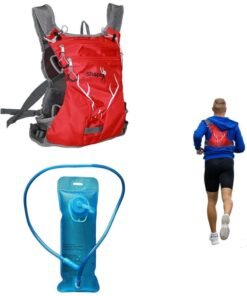 SHAPE UP Hydration vest bag with 1.5l water bladder, insulated hydration running vest for women & men, breathable ultralight sports and outdoors camel backpack for running, cycling, camping, hiking
