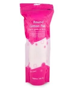 King Mariot 100 Count | Round Cotton Pads | 100% Pure Cotton | Hypoallergenic & Lint-Free | Perfect for Makeup Removal and Facial Cleansing | Suitable for All Skin Types