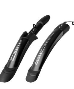 OXYGEN Cycle Mudguard Set for MTB Bicycle | Front & Rear Splash Guards for 24–29 Inch Wheels | Lightweight, Flexible Plastic Mudguards for Road, Mountain, Hybrid Bikes with 2.5 Inch Tire Compatibility