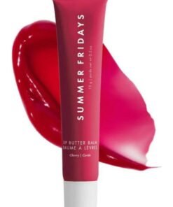 Summer Fridays Lip Butter Balm - Conditioning Lip Mask and Lip Balm for Instant Moisture, Shine and Hydration - Sheer-Tinted, Soothing Lip Care - Cherry (.5 Oz)