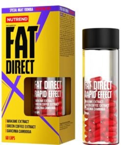 NUTREND Fat Direct 60 Capsule, No Flavour, Night Fat Burner, Natural Extracts for Fat Reduction