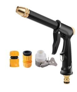 KLNAMAEAAN 20 Meter Portable High Pressure Washer Gun, Handheld Pressure Washer with 4-in-1 Adjustable Nozzle Water Pump Washer for Car Home Garden