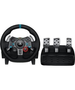Logitech G29 Driving Force Racing Wheel and Floor Pedalsfor PS5, PS4,PS3 And PC - Black