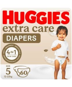 HUGGIES Extra Care, Size 5, 12 -22 kg, Jumbo Pack 60 Diapers