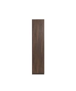 Infinity 1 Door Wardrobe With Shelves | Modular Wardrobe | Modern Design Storage For Bedroom L50xW59xH230cm - D.Walnut