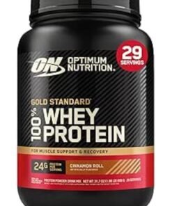 Optimum Nutrition 100% Whey Protein Gold Standard (32 oz), Cinnamon Roll Flavor (32 oz)