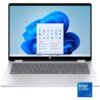 HP (Upgraded Version) OmniBook 5 Flip 2-in-1 Laptop With 14-Inch 2K Touch-Screen Display, Intel Core 5 Processor/8GB RAM/512GB SSD/Intel Arc Graphics/Windows 11 Home  Glacier   Glacier English Glacier Silver