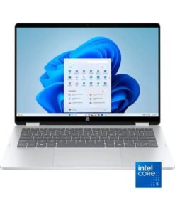 HP (Upgraded Version) OmniBook 5 Flip 2-in-1 Laptop With 14-Inch 2K Touch-Screen Display, Intel Core 5 Processor/8GB RAM/512GB SSD/Intel Arc Graphics/Windows 11 Home  Glacier   Glacier English Glacier Silver