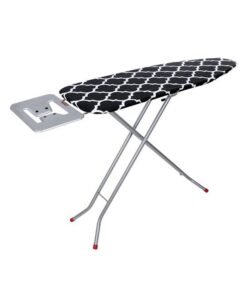 DELCASA Ironing Board Assorted Color Turkey Made Multicolour with Steam Iron Rest Adjustable Height Safety Lock Buckle Multicolour 140cm