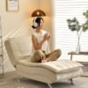 Home Living Room Furniture Soft Folding Recliner Chaise Lounge Chair Leisure Folding Lunch Break Sofa Bed