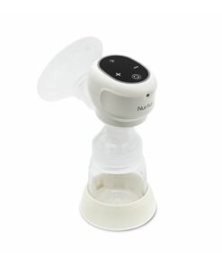 Nurtur Pack Of 1 Electric Breast Pump Wearable Portable And Efficient Wireless Breast Pump Lcd Display Small And Light Weight Extractor Gifts For New Mom Milk Suction White 180Ml