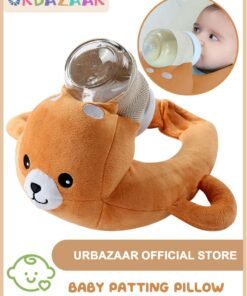 URbazaar Baby Self Feeding Cushion, Baby Self Feeding Pillow, Breast Feeding Pillow, Baby Feeding Bottle Holder, Baby Organic Cotton