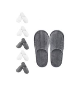 Magic Park Disposable Slippers,6 Pairs Disposable Bath Slippers Closed Toe Spa Slippers Non Slip Disposable for Slipper Guests Bulk Slipper Pack for Hotel