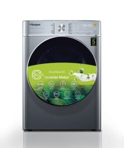 Bompani Washer Dryer 9/6 Kg, Fully Automatic Front Load Combo Wash And Dry, 9 Kg Wash And 6 Kg Dry, 1400 RPM, 16 Wash Programs, Quick Wash In 15min And 4 Drying Programs 9 kg 9 kg BI1070SSN Silver