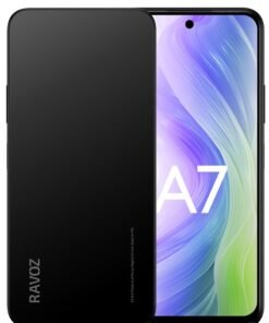 Ravoz A7 No Camera No GPS, 12GB RAM (4GB + 8GB Expandable), 128GB ROM | NFC | Black (UAE Version)