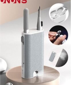 UNUNS Keyboard Cleaning Brush,5-In-1 Soft Brush,Multifunctional Tools For iPhone Charging Port,Phone,Earbuds,Laptop Screen