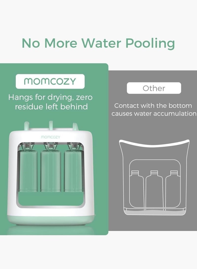 Momcozy Baby Food Maker for Puree Food Storage, Precise Capacity Squeeze Station, Save Time & Efficient, No Food Splashing, Baby Essentials, with 5pcs Reusable Portable Food Storage Bags for Outdoor - Image 3