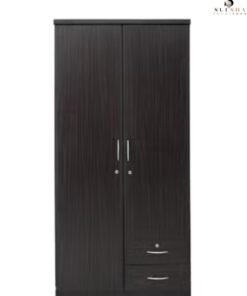 SULSHA 2 Door Wooden Cupboard With Lock 90x190x55 Cm