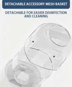 Alternative view of Yaqeen Baby bottle sterilizer, electric steam bottle sterilizer and dryer all-in-one, 5-in-1 baby bottle warmer/sterilizer/dryer/steamer/thawer, universal type, suitable for all baby products and accessories.