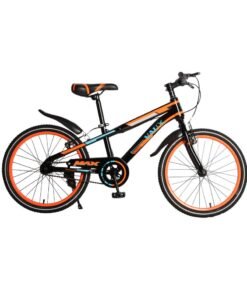 Vaux Max Kids Road Bike || 24 Inch Wheel Size || For Boys Girls|| Adjustable Seat || 24 Inch Side Stand - Orange