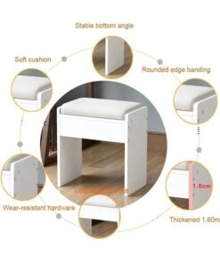 NKX Elegant Makeup Dressing Stool
