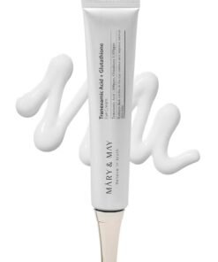 MARY & MAY Tranexamic Acid + Glutathione Eye Cream 30g - Brightening & Hydrating Eye Cream for Dark Circles and Fine Lines - Vegan, Cruelty-Free Korean Skincare
