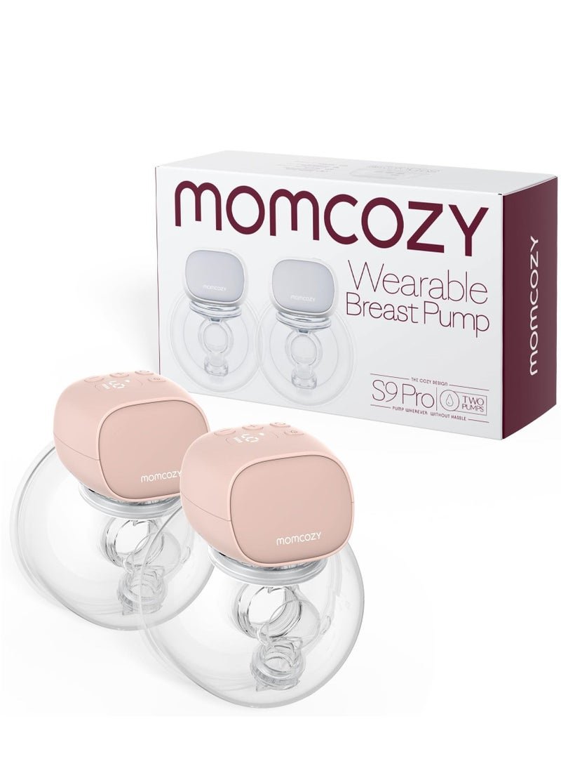 Momcozy S9 Pro Double Electric Breast Pump, Wearable Breast Pump, LED Display, 2 Modes and 9 Levels