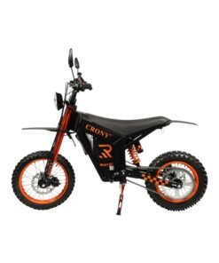 Alternative view of Crony WISH-01 1500W Electric Dirt Bike for Teens/Adults – 70Kilo/H High-Speed Off-Road  Bike with 48V/25AH Lithium Battery, 60KM Long-Range, Dual Disc Brakes, Front & Rear Suspension, Brushless Motor, All-Terrain Tires, LED Headlamp, Rearview Mirror, Mobile Holder – Powerful Electric Trail Bike for Teens & Adults, Eco-Friendly Scooter