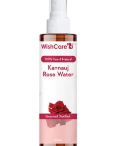 WishCare 100% Pure & Natural Rose Water - For Skin, Face & Hair - Steam Distilled - Kannauj Gulab Jal - Spray Skin Toner - Free From Paraben, Alcohol & Chemicals - 200 ml
