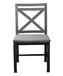 Shondor- Armless Chair-Dallas Style-48x50x93Cm-Aluminum-1Year