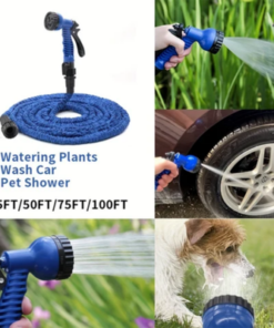 Garden Hose Pipe Blue/Black 100feet - Image 4