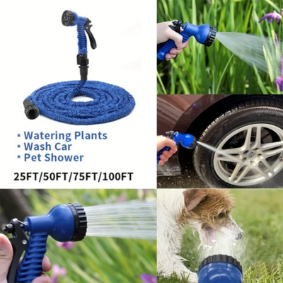 Garden Hose Pipe Blue/Black 100feet - Image 4