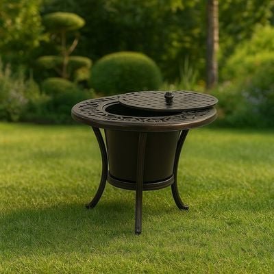 Schondor-Ice Table -Toronto Style-φ 59×52CM-Aluminum-1Year - Image 2