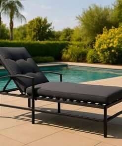 Alternative view of Sun lounger- Dallas style-190×70×54CM--Aluminum
