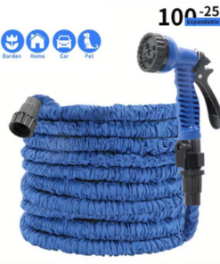 Expandable Hose High Pressure Telescopic Watering Pipe Blue 27.00x9.50x24.00cm - Image 4