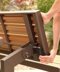 Lifetime, Convertible Bench, 55.5", 2 year limited warranty, Colour Light Brown - Image 4