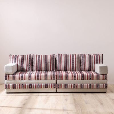 Arabian Majlis 2+2 Seater Sofa Set- Classic - Image 4