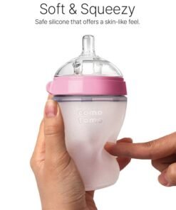 Alternative view of comotomo Natural Feel Baby Bottle 150ml - Pink