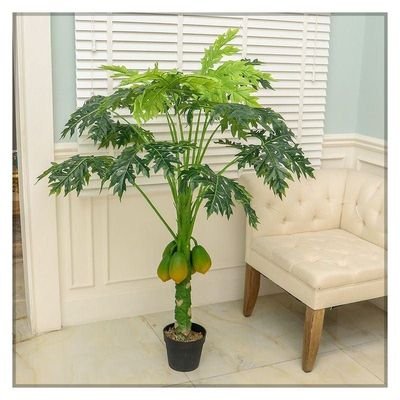 Artificial Papaya Plant 1.45 Meters High - Image 2
