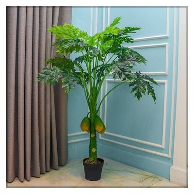 Artificial Papaya Plant 1.45 Meters High - Image 3