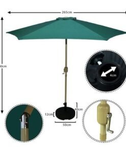 Waterproof Parasol Umbrella With Base