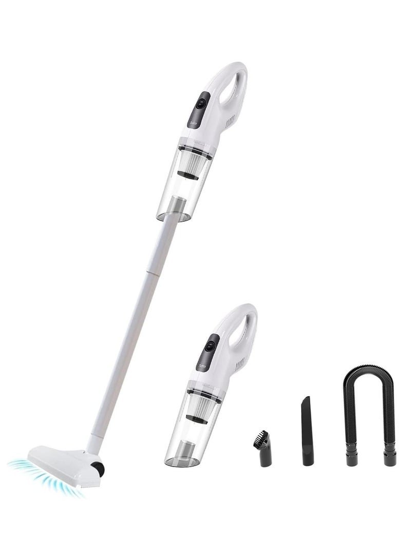 DubaiGallery 5 In 1 Household floor cleaner handheld electric dust cleaning rechargeable vacuum cleaner with mop water tank car cleaner mites remover white