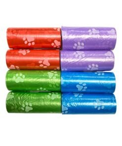 Sharpdo Pack Of 8 Disposable Diaper Bag Refill Rolls Safe And Odour Control - Multicolour