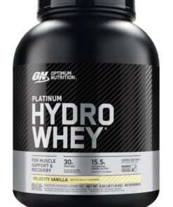 Optimum Nutrition Platinum Hydrowhey Protein Powder, 30 Grams of Protein for Muscle Support, 100% Hydrolyzed Whey Protein Isolate Powder - Velocity Vanilla, 3.52 Lbs, 40 Servings (1.6 KG)