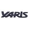 SOLDOUT 3D Metal Car Letter Fender Logo Side Rear Tail Trunk Decals Emblem Badge Sticker Decal Styling Auto Accessories Compatible with Yaris (Black)