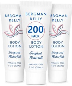 BERGMAN KELLY  Travel Size Lotion  1 fl oz 200 PK Tropical Waterfall  Delight Your Guests wInvigorating  Refreshing Body Lotion  Quality Mini  Small Size Guest Hotel Toiletries in Bulk