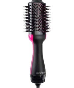 Revlon One Step Hair Dryer & Volumizer, 2 heat setting plus cool setting, 1100 Watts Black/Pink