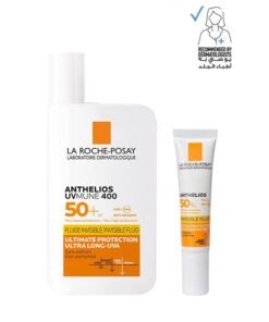 La Roche-Posay Anthelios UVMune 400 Invisible Sunscreen SPF50+ 50ml & La Roche-Posay Anthelios UVMune 400 Invisible Sunscreen SPF50+ 10ml