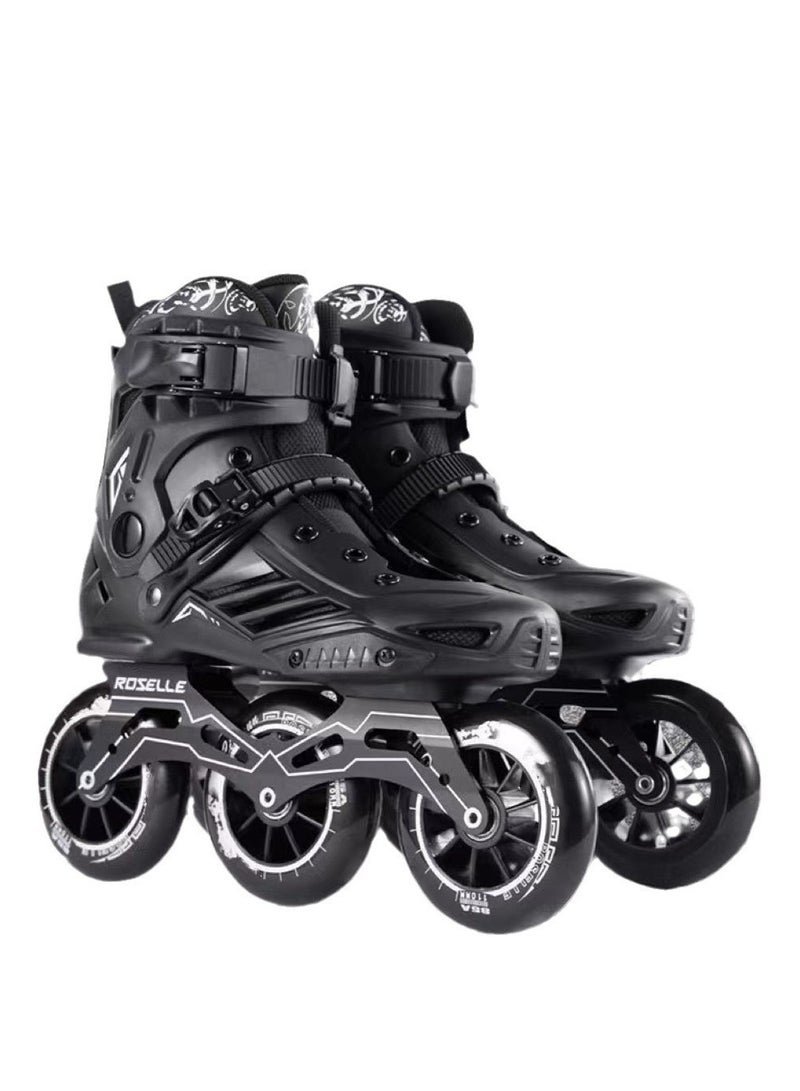 GT-Wheel Inline Skates 3 Wheels 110mm Roller Skate Blades for Adults Professional Outdoor Speed Skates